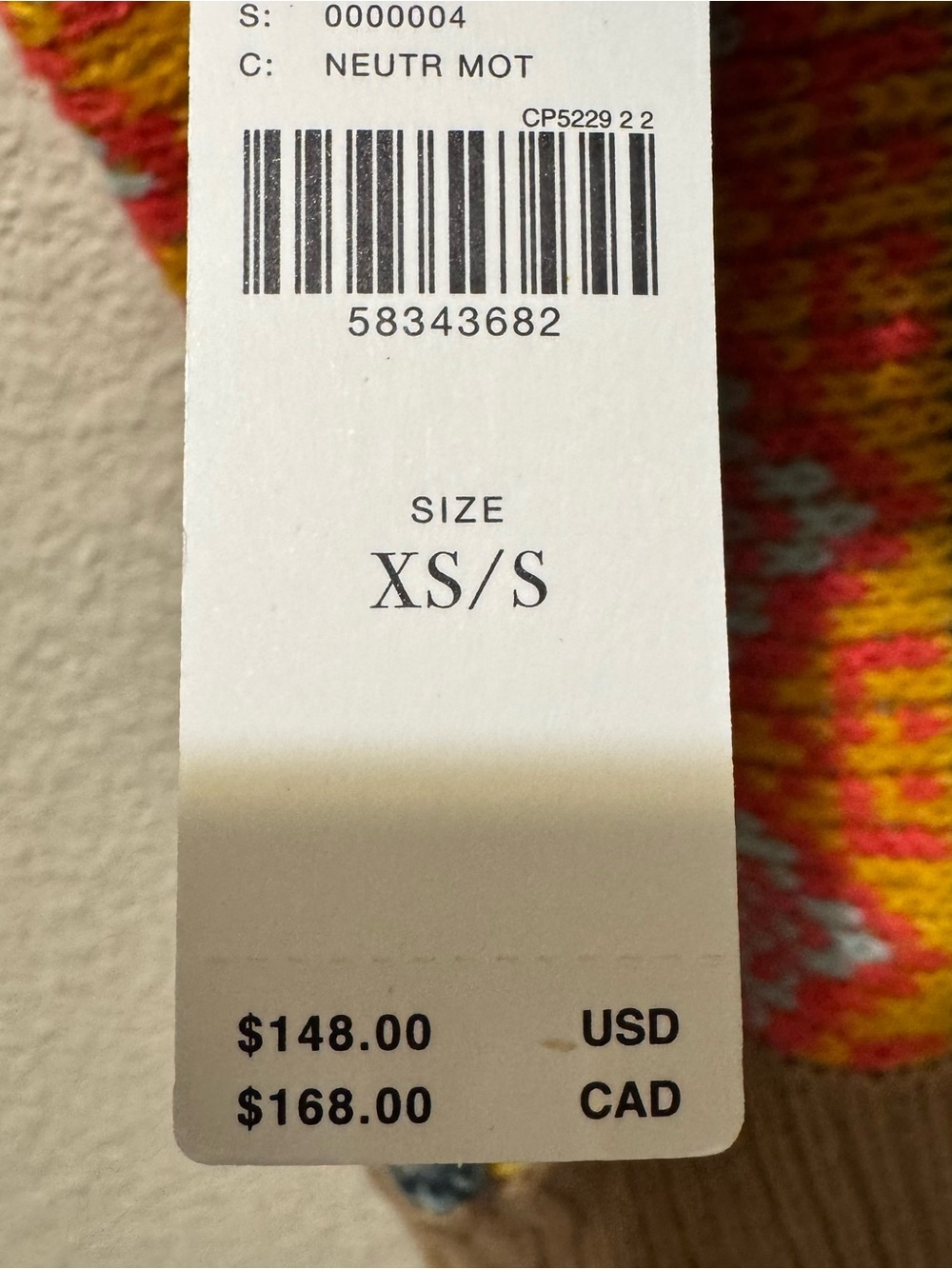 NWT Anthropologie Multicolor Fair Isle Shawl Collar Cardigan XS/S - Picture 7 of 8